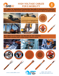 SAB High-Voltage Cables for E-Vehicles