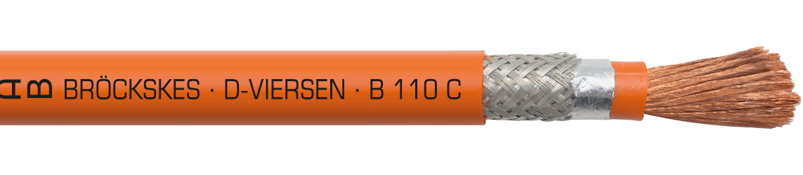 B 110 C Silicone insulated copper rope