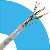 Halogen-free sensor cables