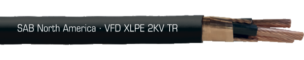 VFD XLPE 2KV TR Tray Cables/VFD Cables