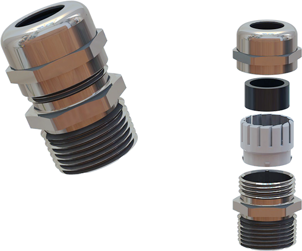 Nickel Plated Brass Cable Glands